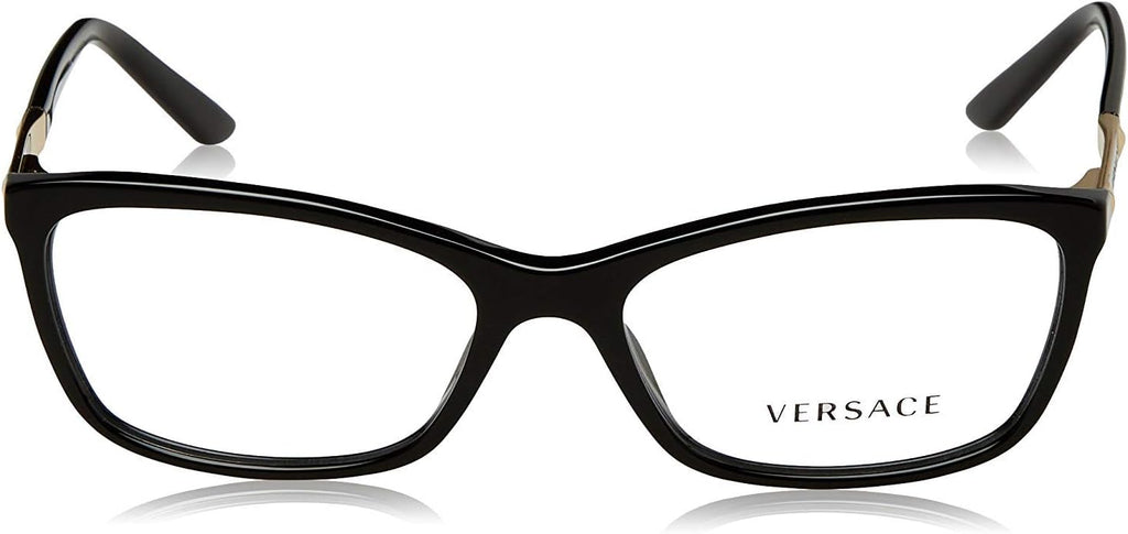 Versace VE3186 Eyeglass Frames GB1-54 - Black VE3186-GB1-54