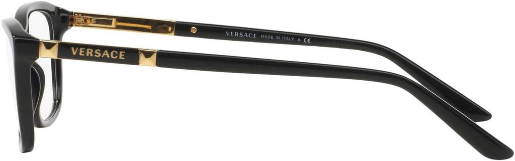 Versace VE3186 Eyeglass Frames GB1-54 - Black VE3186-GB1-54