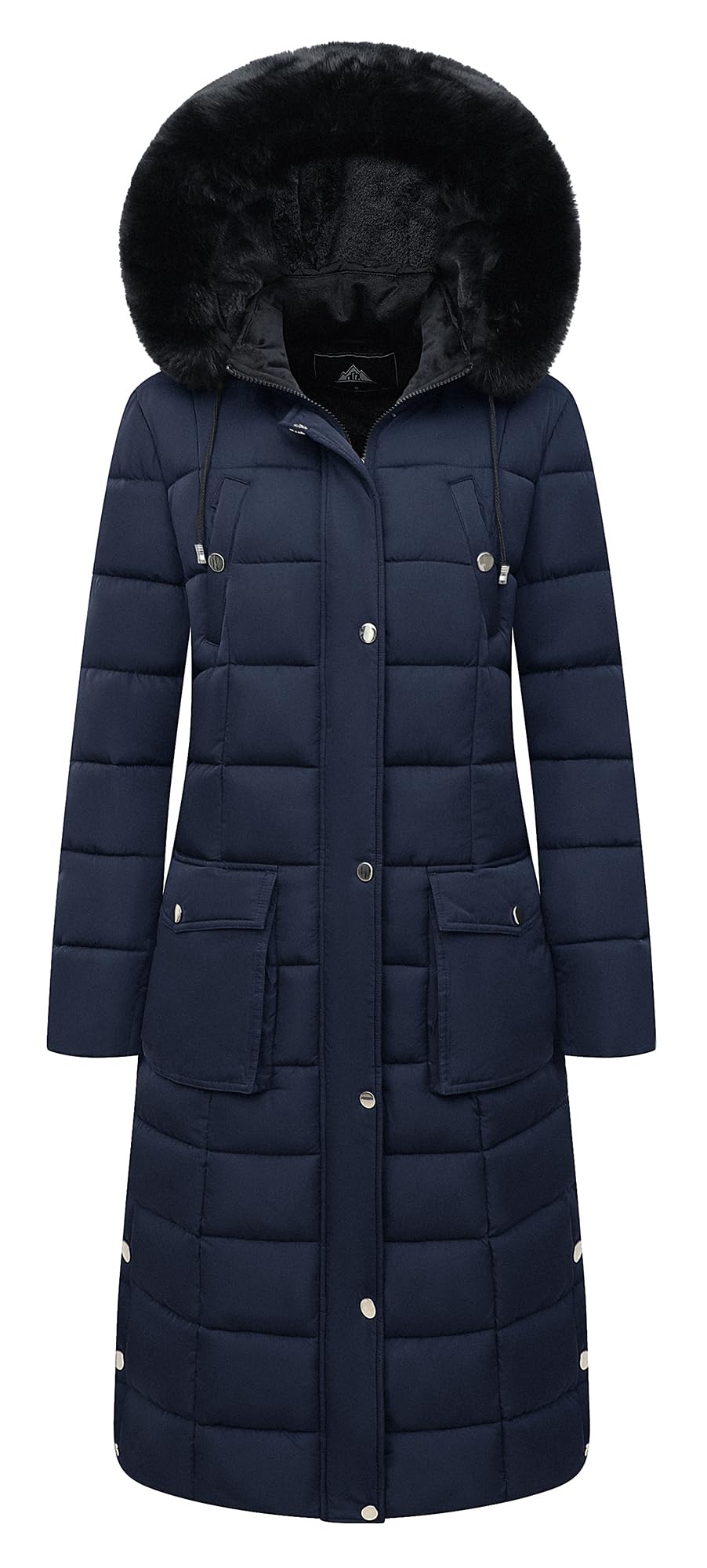 MOERDENG Women's Waterproof Long Winter Down Coats Warm Puffer Jacket Parka