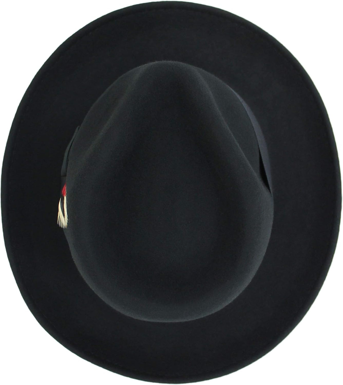 Belfry Gangster Men’s Fedora – Crushable 100% Wool Felt Hat, Stain Resistant & Travel Friendly Dress Fedora