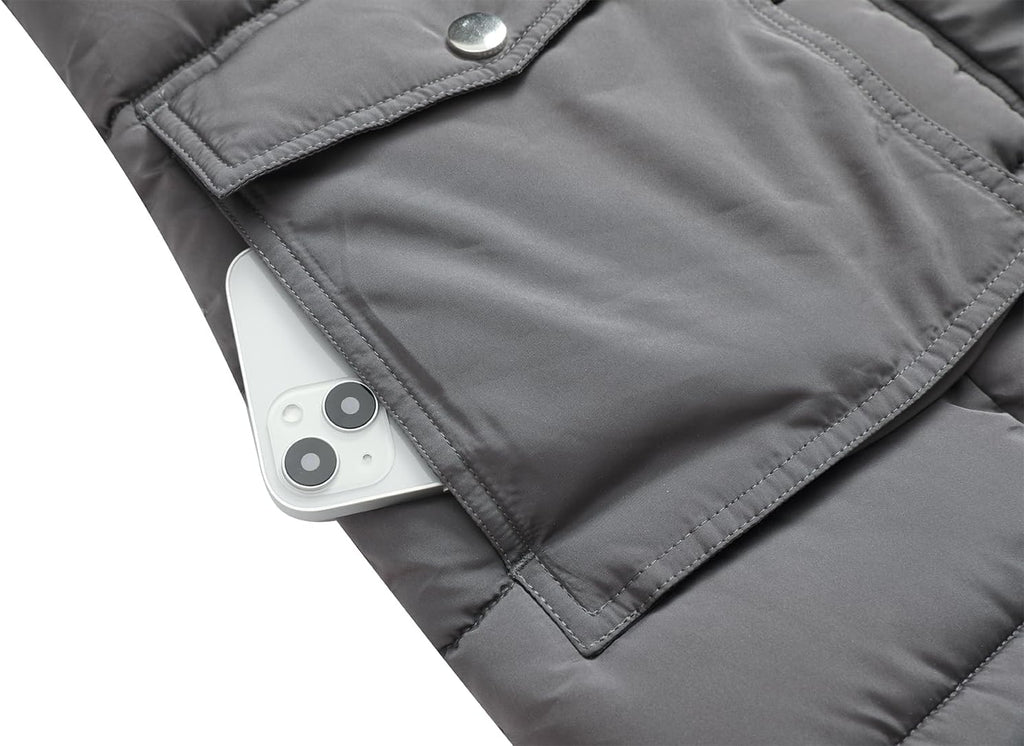 MOERDENG Women's Waterproof Long Winter Down Coats Warm Puffer Jacket Parka