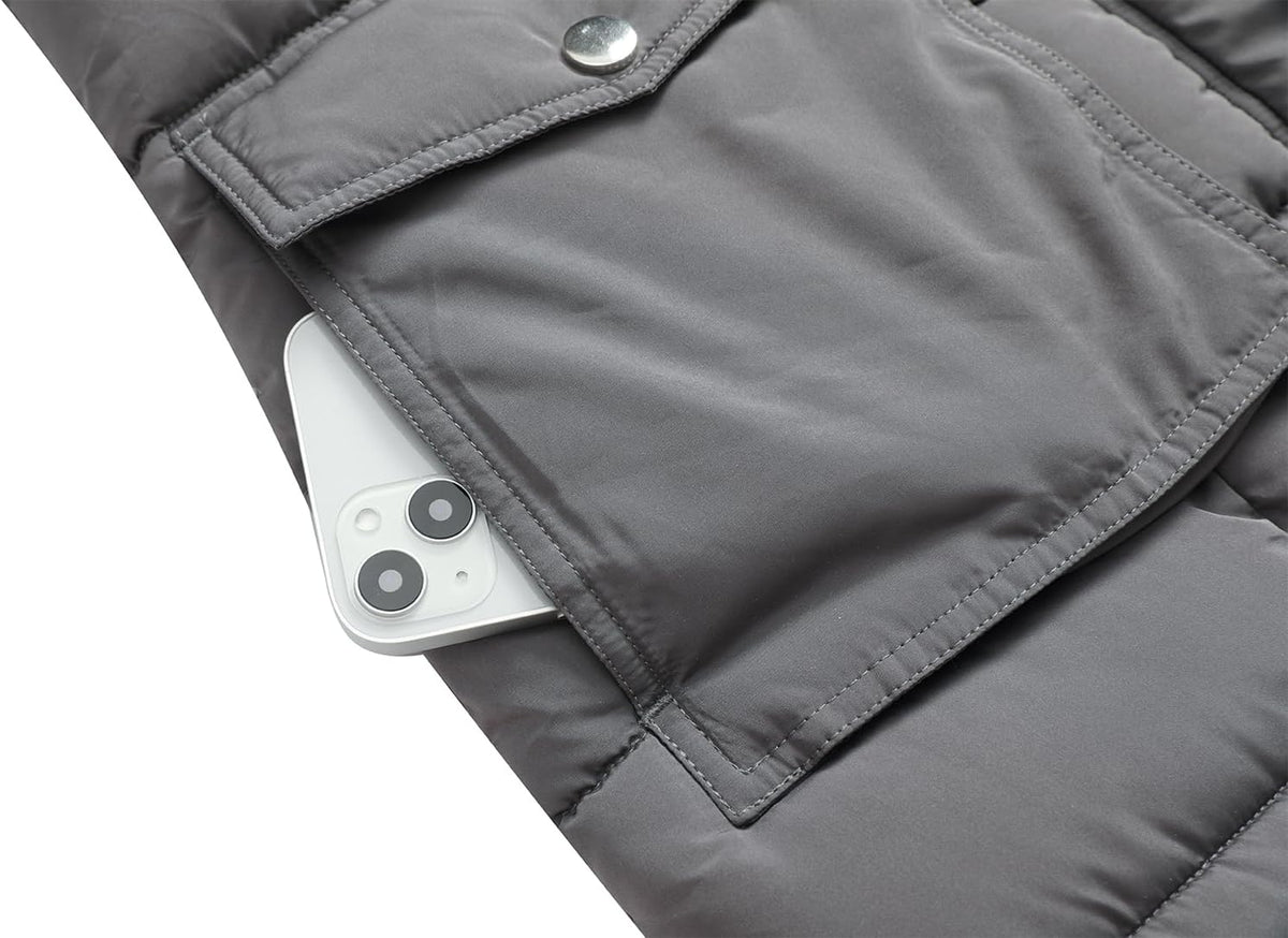 MOERDENG Women's Waterproof Long Winter Down Coats Warm Puffer Jacket Parka