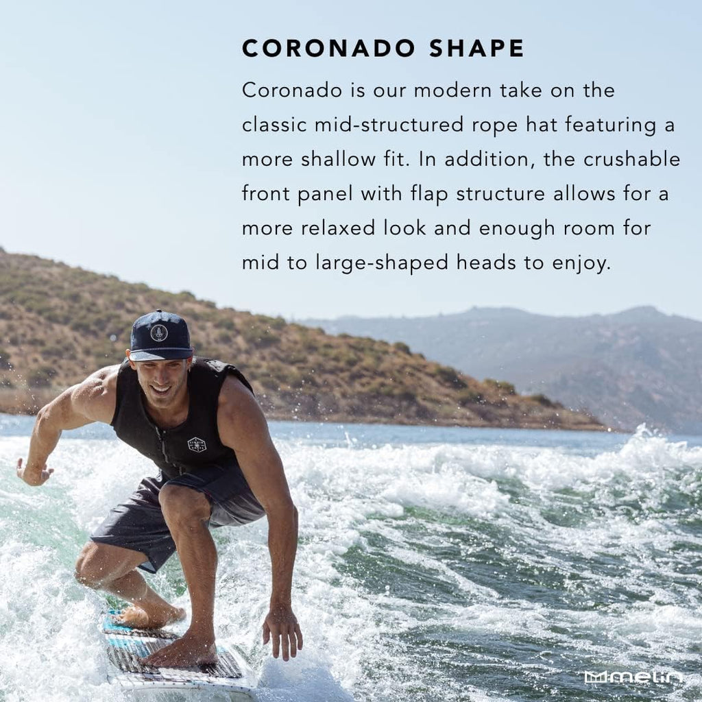 melin Coronado Brick Hydro, Men's Rope Hat, Water-Resistant