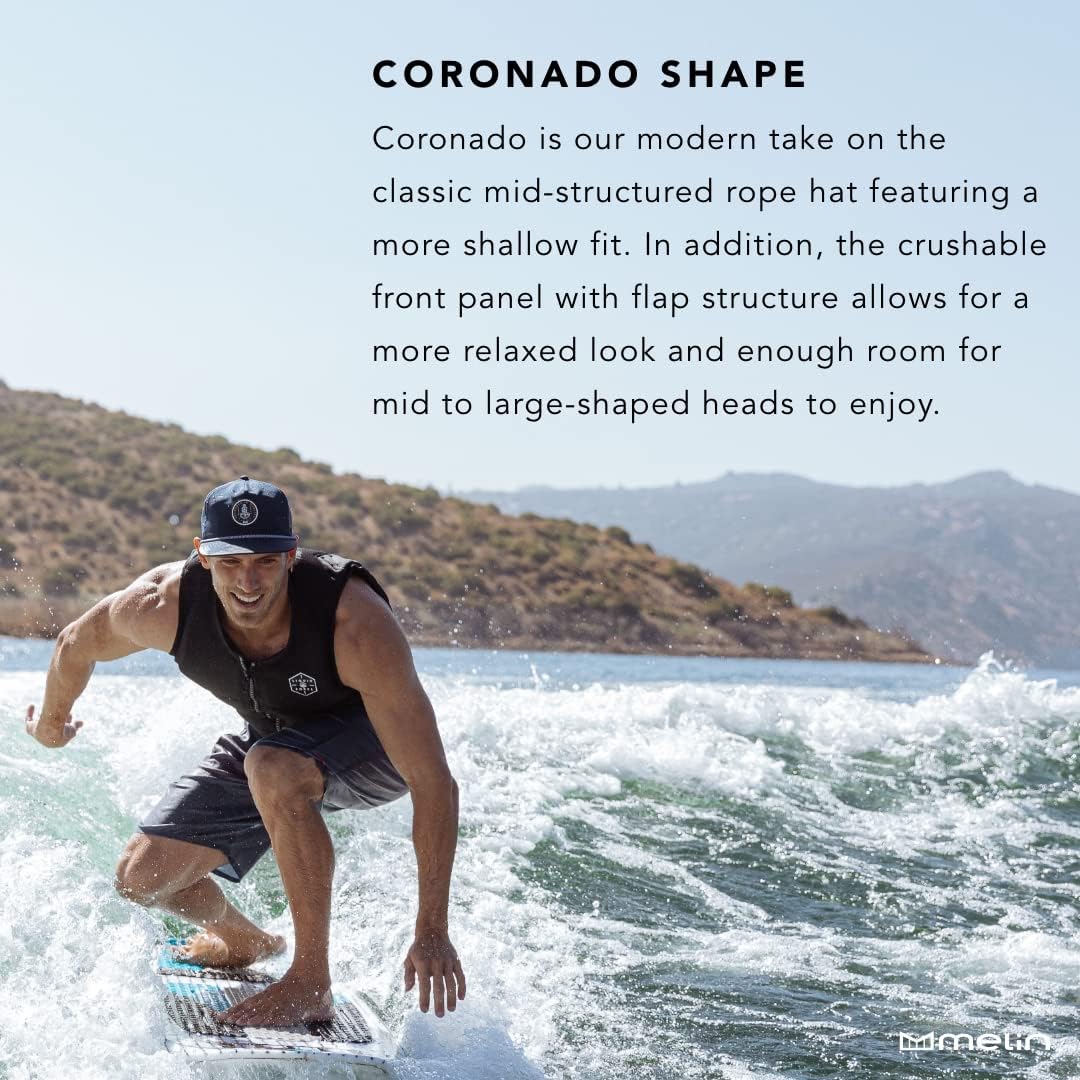 melin Coronado Brick Hydro, Men's Rope Hat, Water-Resistant