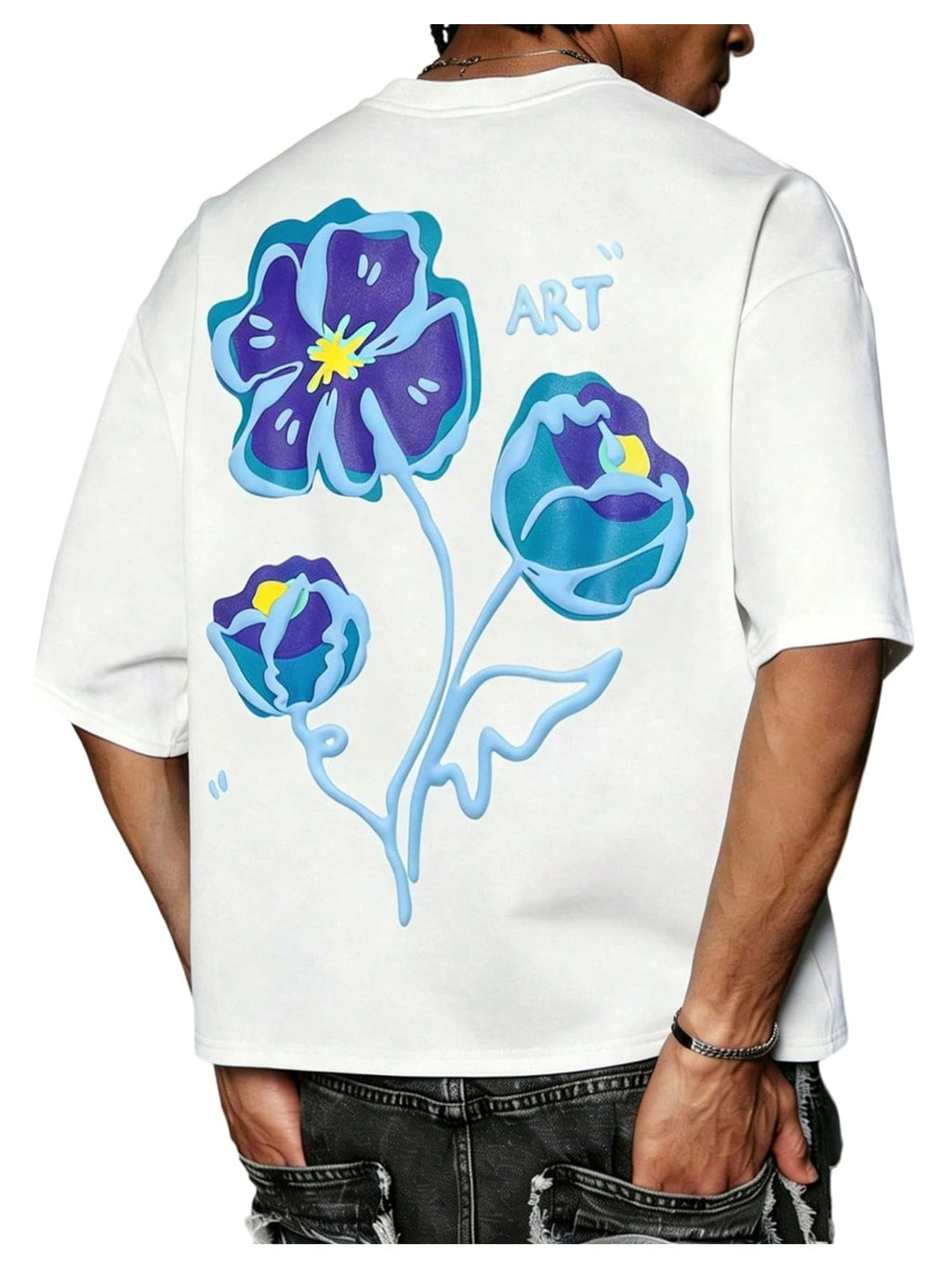 VIPWOLF Men's Figure Y2K Graphic Tee Shirt Short Sleeve Novelty T-Shirts